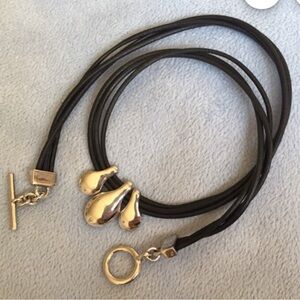 Ralph Lauren Silver Teardrop Choker